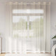Vidaxx Gardinen Voile mit Ösen 2 Stück 140x245 cm cremefarben