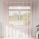 Vidaxx Gardinen Voile mit Ösen 2 Stück 140x245 cm hellrosa