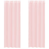 Vidaxx Gardinen Voile mit Ösen 2 Stück 140x300 cm hellrosa