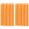 Vidaxx Gardinen Voile mit Ösen 2 Stück 140x175 cm orange