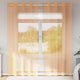 Vidaxx Gardinen Voile mit Ösen 2 Stück 140x245 cm orange