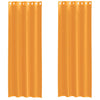 Vidaxx Gardinen Voile mit Ösen 2 Stück 140x260 cm orange