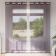 Vidaxx Gardinen Voile mit Ösen 2 Stück 140x225 cm Lila