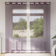 Vidaxx Gardinen Voile mit Ösen 2 Stück 140x245 cm Lila