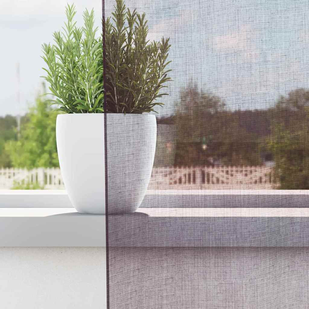 Vidaxx Gardinen Voile mit Ösen 2 Stück 140x300 cm Lila