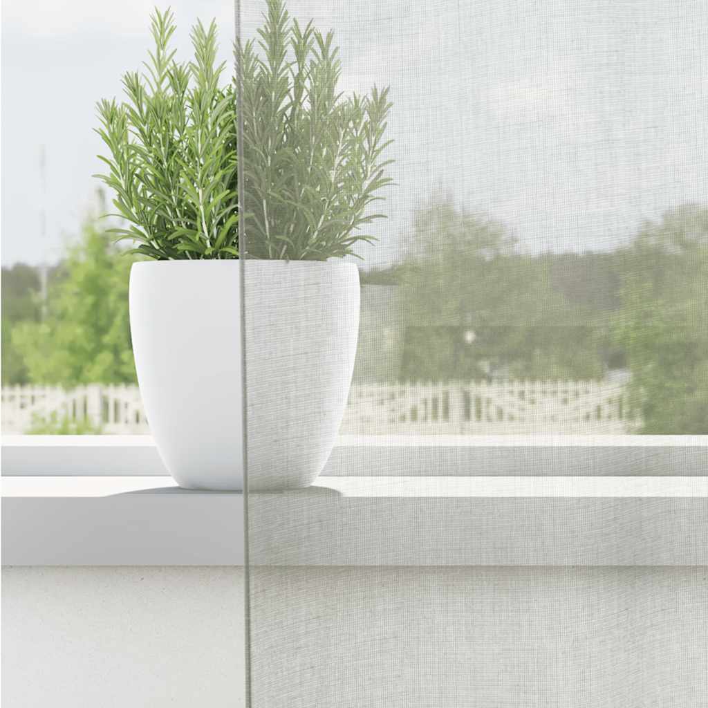 Vidaxx Gardinen Voile mit Ösen 2 Stück 140x175 cm hellgrau