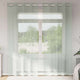 Vidaxx Gardinen Voile mit Ösen 2 Stück 140x225 cm hellgrau