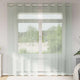 Vidaxx Gardinen Voile mit Ösen 2 Stück 140x245 cm hellgrau
