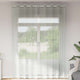 Vidaxx Gardinen Voile mit Ösen 2 Stück 140x260 cm hellgrau