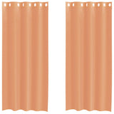 Vidaxl Vorhänge Voile mit Ösen 2 Stück Terrakotta - afbeelding 2