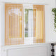 Vidaxl Gardinen Voile mit Stangentaschen 2 Stück Orange