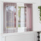 Vidaxl Gardinen Voile mit Stangentaschen 2 Stk. Lila