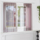 Vidaxl Gardinen Voile mit Stangentaschen 2 Stk. Lila