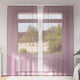 Vidaxl Gardinen Voile mit Stangentaschen 2 Stk. Lila