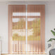 Vidaxl Voile-Vorhänge mit Stangentaschen, 2 Stück, Terrakotta