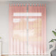 Vidaxx Gardinen Voile mit Schlaufen 2 Stück 140x260 cm rosa