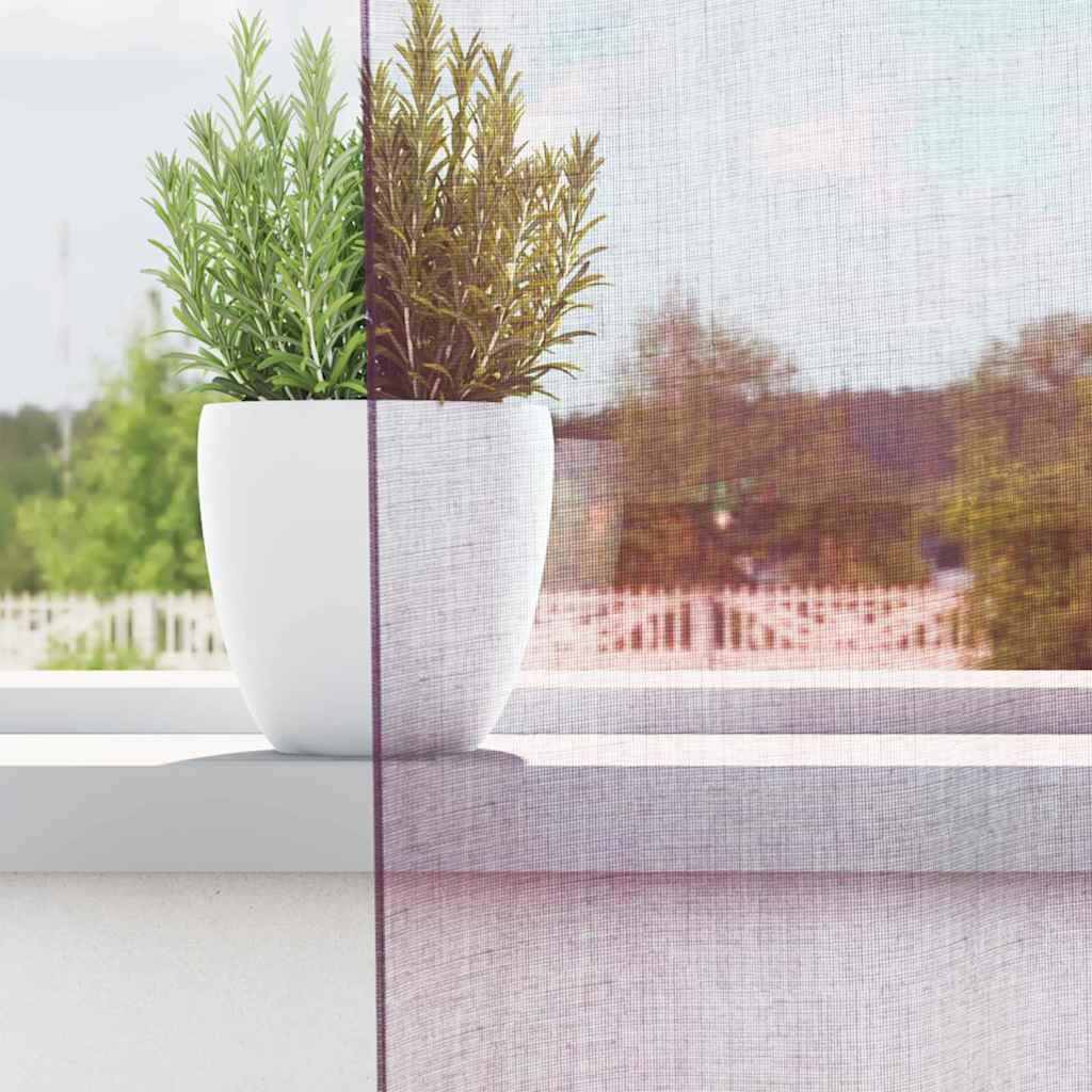 Vidaxx Vorhänge mit Schlaufen 2 Stück 140x245 cm lila