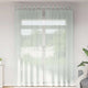 Vidaxx Gardinen Voile mit Schlaufen 2 Stk. 140x260 cm Hellgrau