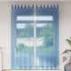 Vidaxx Gardinen Voile mit Schlaufen 2 Stück 140x260 cm Königsblau