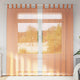 Vidaxx Gardinen Voile mit Schlaufen 2 Stück Terrakotta 140x225 cm
