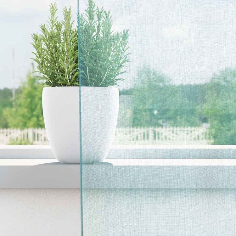 Vidaxx Gardinen Voile mit Schlaufen 2 Stück 140x245 cm Türkis