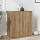 Vidaxl -Schuhschränke 2 PCs 32x35x70 cm verarbeitete Holzhandwerker -Eiche