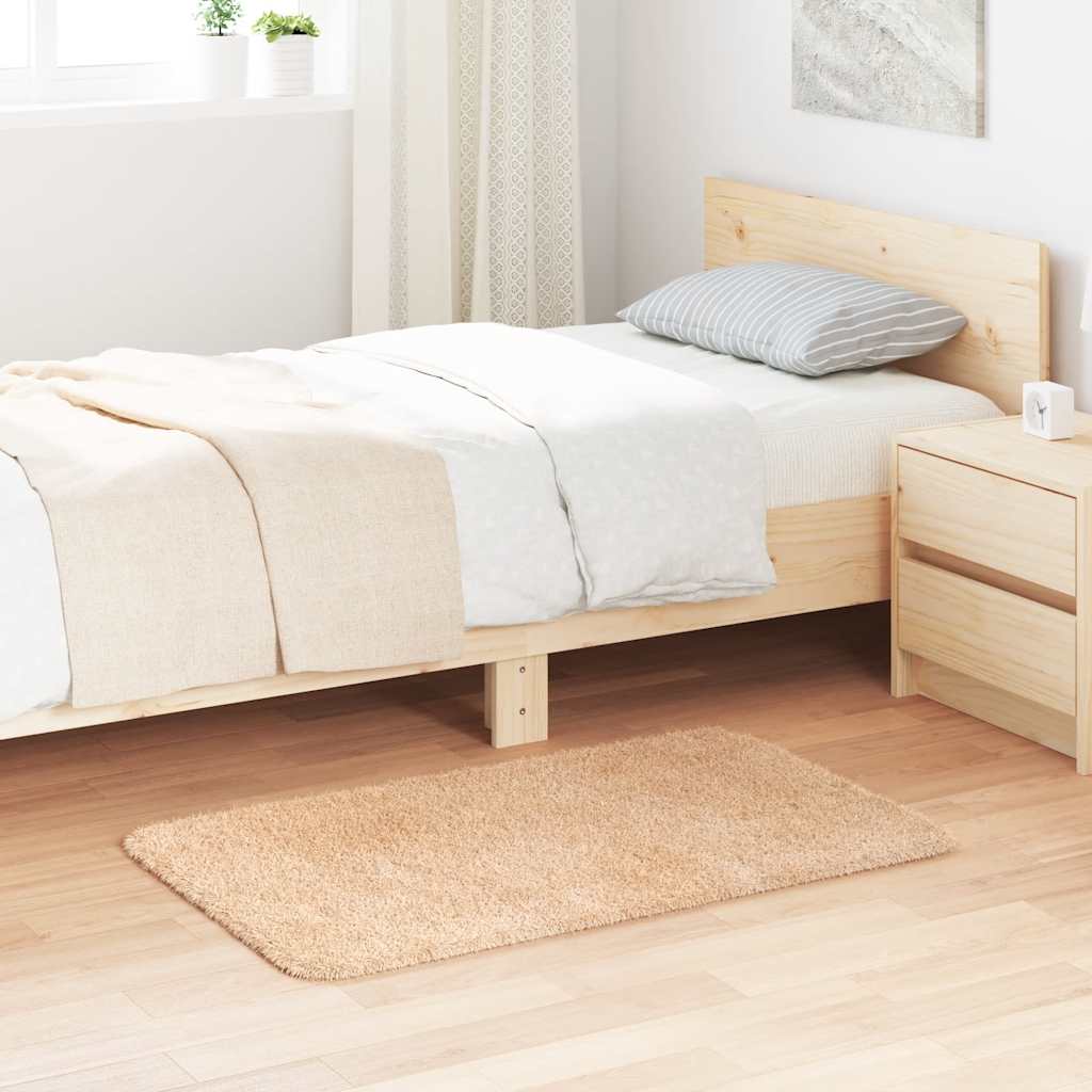 Vidaxx Hochflorteppich Navarra 60x100 cm Polyester Beige