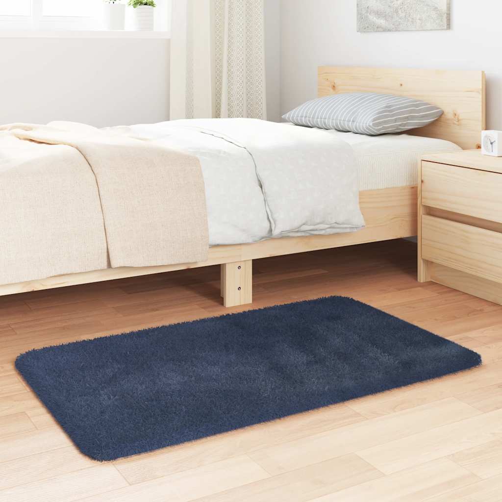 Vidaxx Hochflorteppich Navarra 60x100 cm Polyester Marineblau