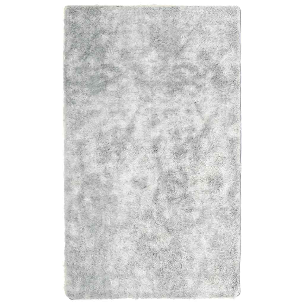 Vidaxx Hochflorteppich Navarra 60x100 cm Polyester Silbergrau