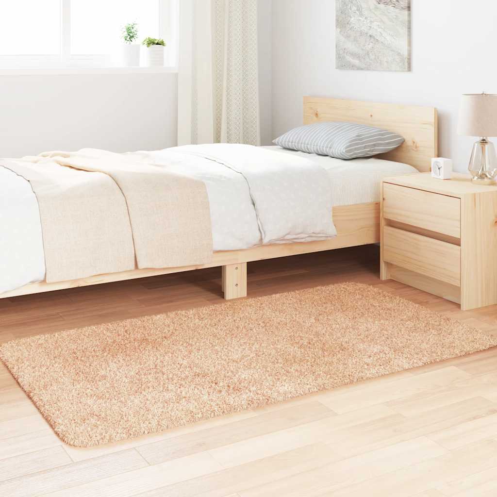 Vidaxx Hochflorteppich Navarra 80x150 cm Polyester Beige