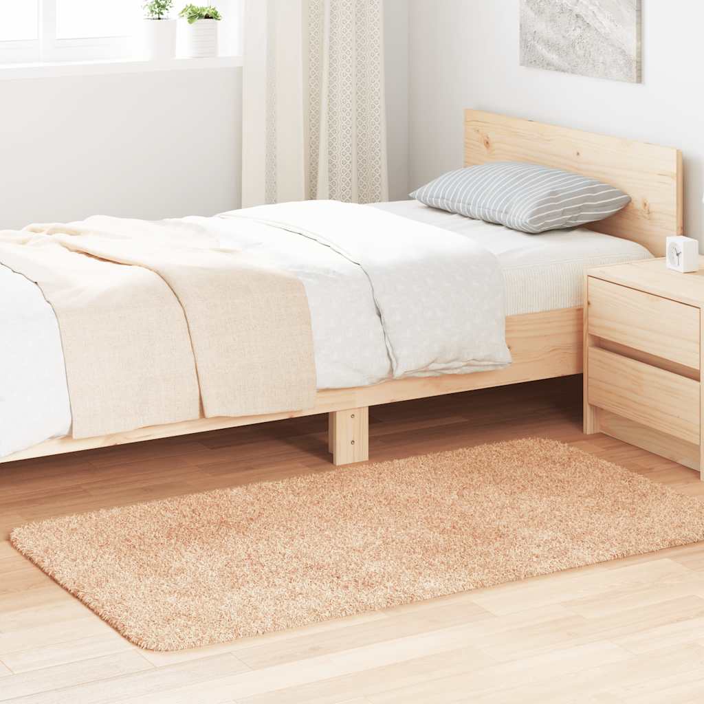 Vidaxx Hochflorteppich Navarra 80x150 cm Polyester Beige