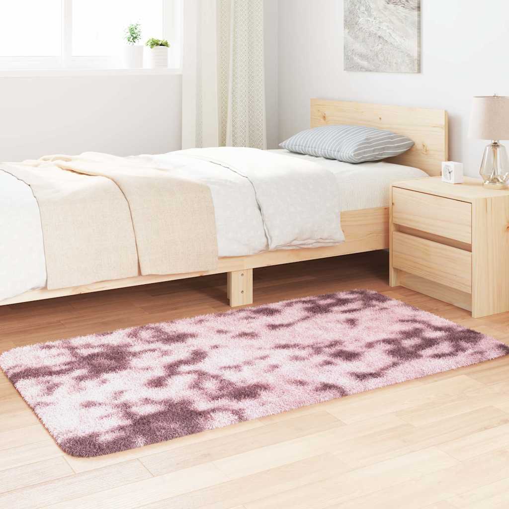 Vidaxx Hochflorteppich Navarra 80x150 cm Polyester Altrosa