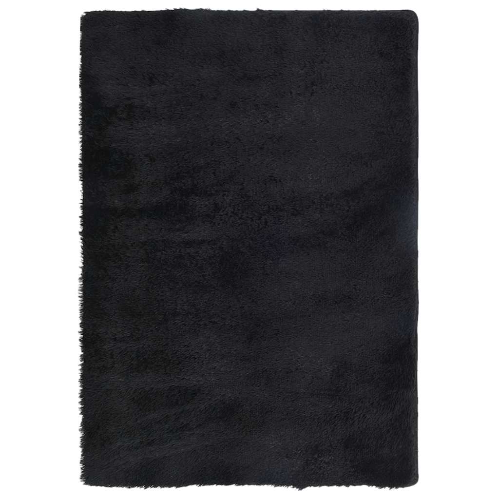 Vidaxx Hochflorteppich Navarra 120x170 cm Polyester schwarz