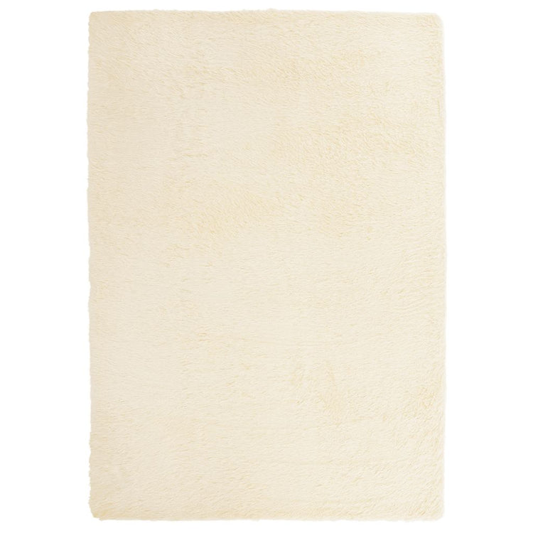 Vidaxx Hochflorteppich Navarra 120x170 cm Polyester cremefarben