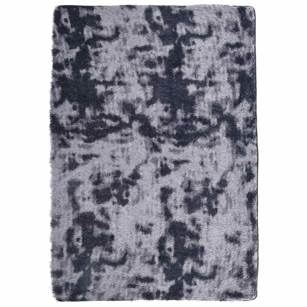 Vidaxx Hochflorteppich Navarra 120x170 cm Polyester dunkelgrau