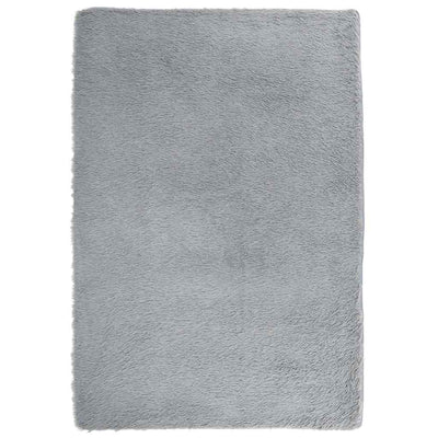 Vidaxx Hochflorteppich Navarra 120x170 cm Polyester hellgrau