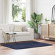 Vidaxx Hochflorteppich Navarra 120x170 cm Polyester Marineblau