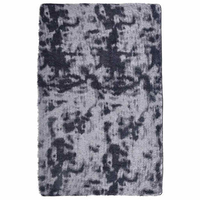 Vidaxx Hochflorteppich Navarra 130x200 cm Polyester dunkelgrau