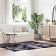 Vidaxx Hochflorteppich Navarra 130x200 cm Polyester dunkelgrau