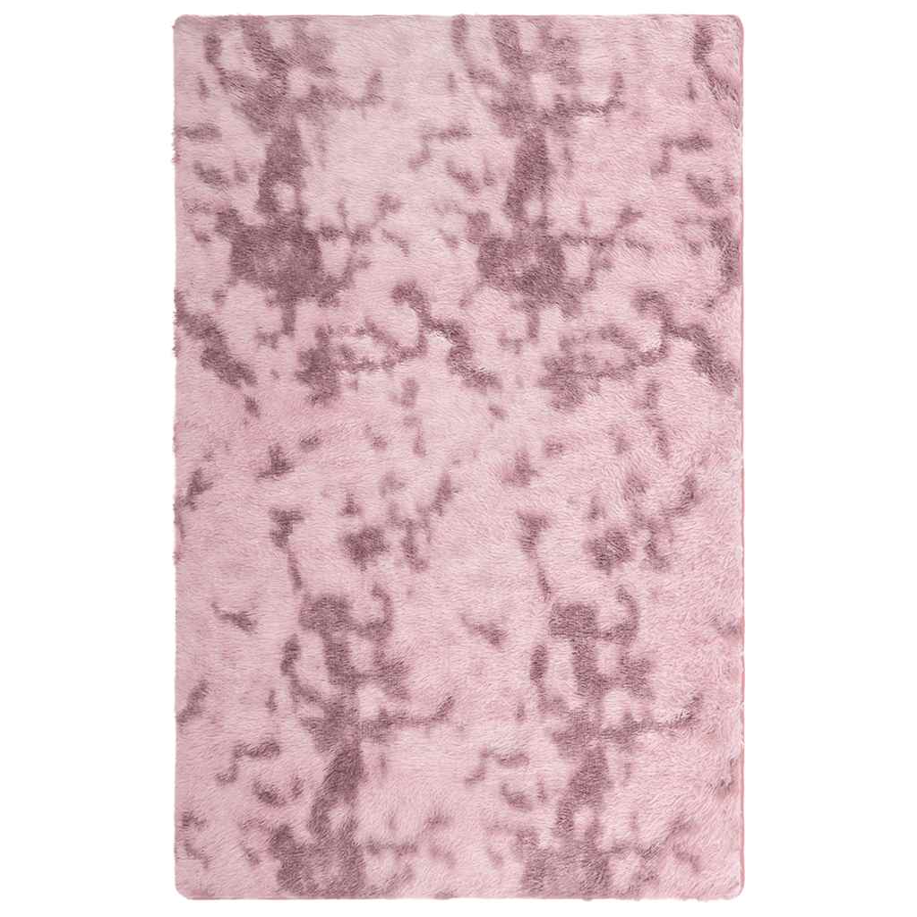 Vidaxx Hochflorteppich Navarra 130x200 cm Polyester Altrosa