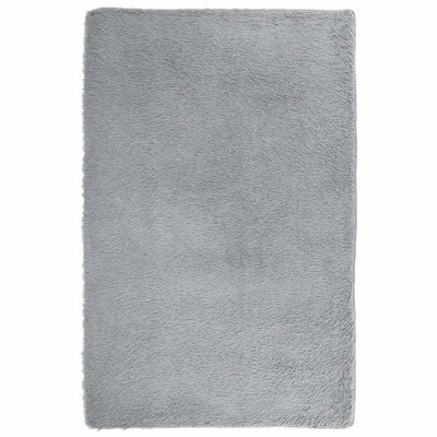 Vidaxx Hochflorteppich Navarra 130x200 cm Polyester hellgrau
