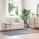 Vidaxx Hochflorteppich Navarra 130x200 cm Polyester hellgrau