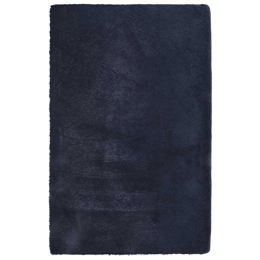 Vidaxx Hochflorteppich Navarra 130x200 cm Polyester Marineblau