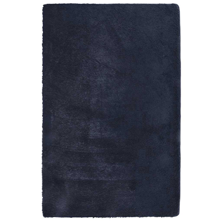 Vidaxx Hochflorteppich Navarra 130x200 cm Polyester Marineblau