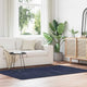Vidaxx Hochflorteppich Navarra 130x200 cm Polyester Marineblau