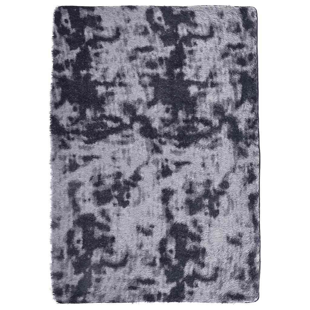 Vidaxx Hochflorteppich Navarra 160x230 cm Polyester dunkelgrau