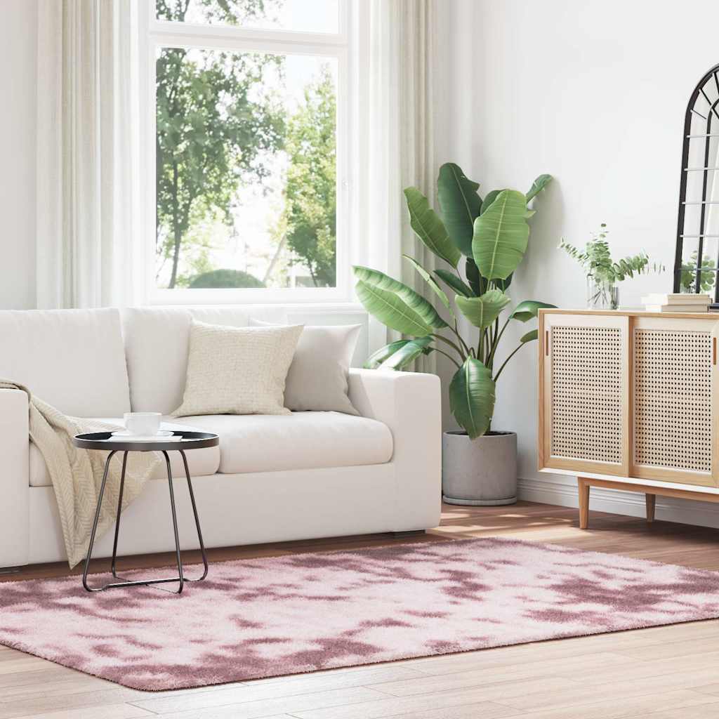 Vidaxx Hochflorteppich Navarra 160x230 cm Polyester Altrosa
