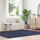 Vidaxx Hochflorteppich Navarra 160x230 cm Polyester Marineblau