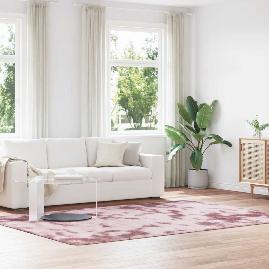 Vidaxx Hochflorteppich Navarra 200x290 cm Polyester Altrosa