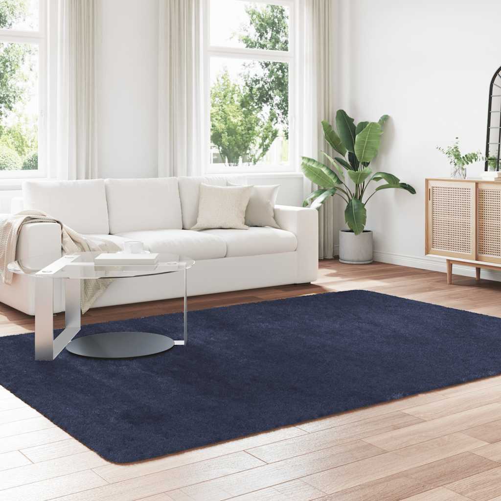 Vidaxx Hochflorteppich Navarra 200x290 cm Polyester Marineblau
